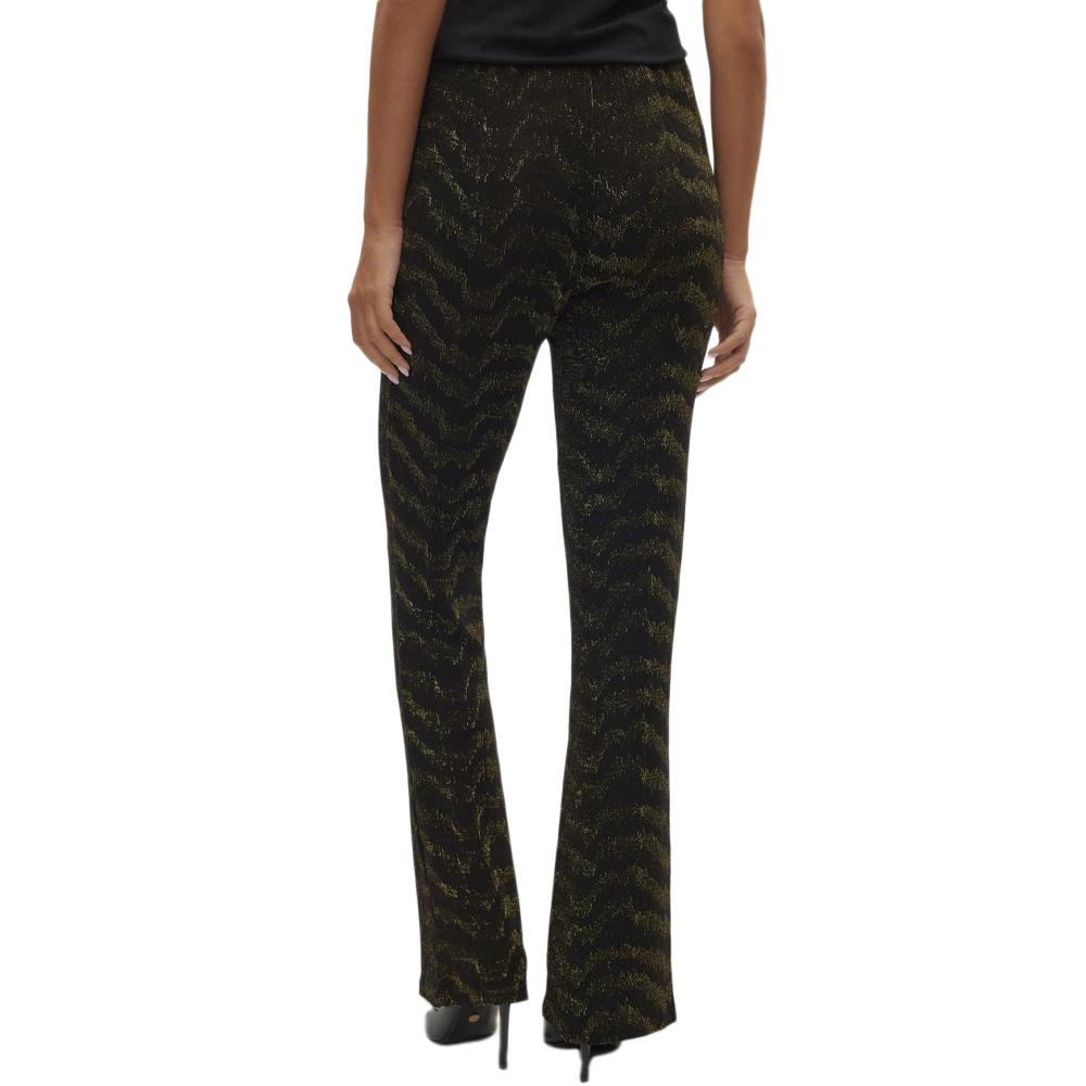 Pantalon Noir/Doré Femme Vero Moda Lucy Hw Glitter vue 2