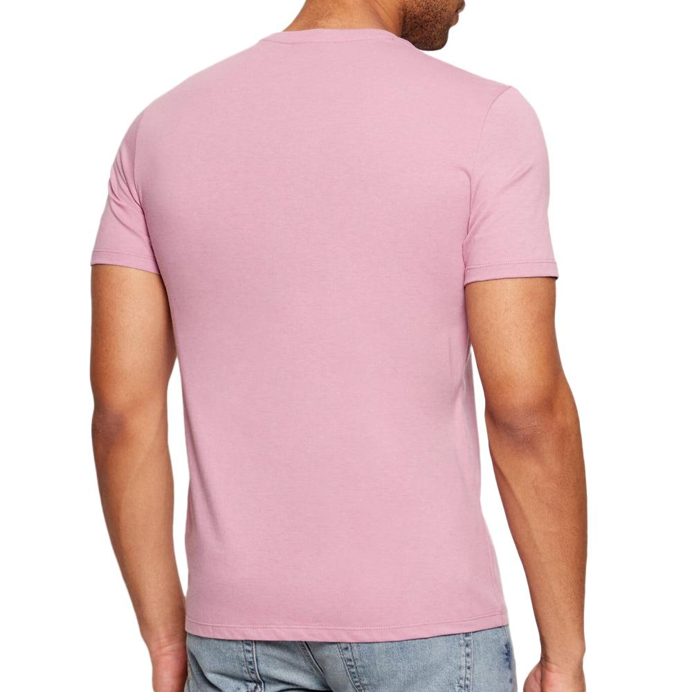 T-Shirt Rose Homme Calvin Klein Jeans Badge 30s vue 2