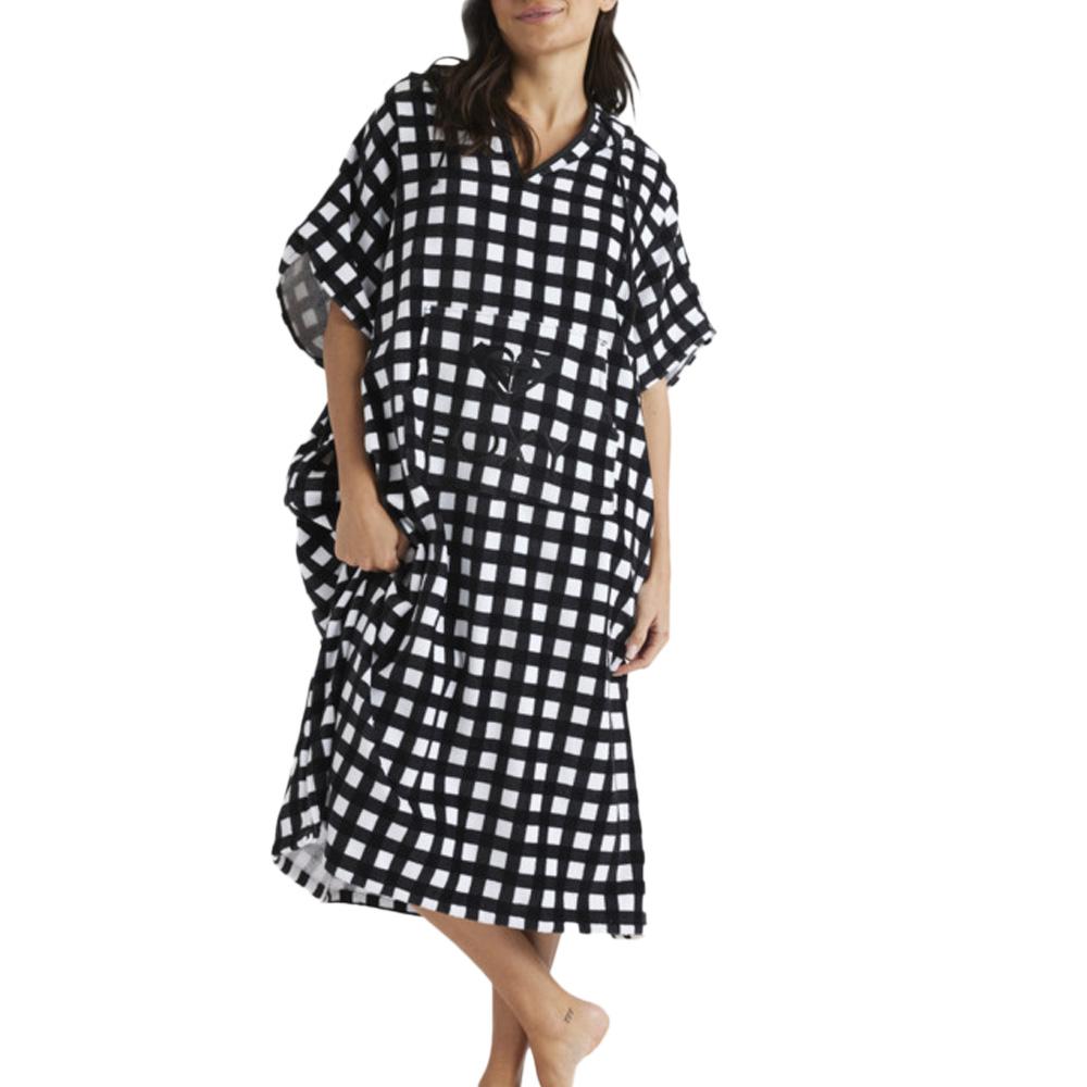 Poncho de surf Noir/Blanc Femme Roxy Gentle Offshore pas cher