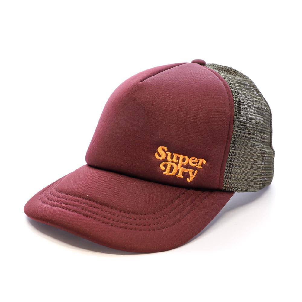 Casquette Bordeaux Homme Superdry Vintage pas cher