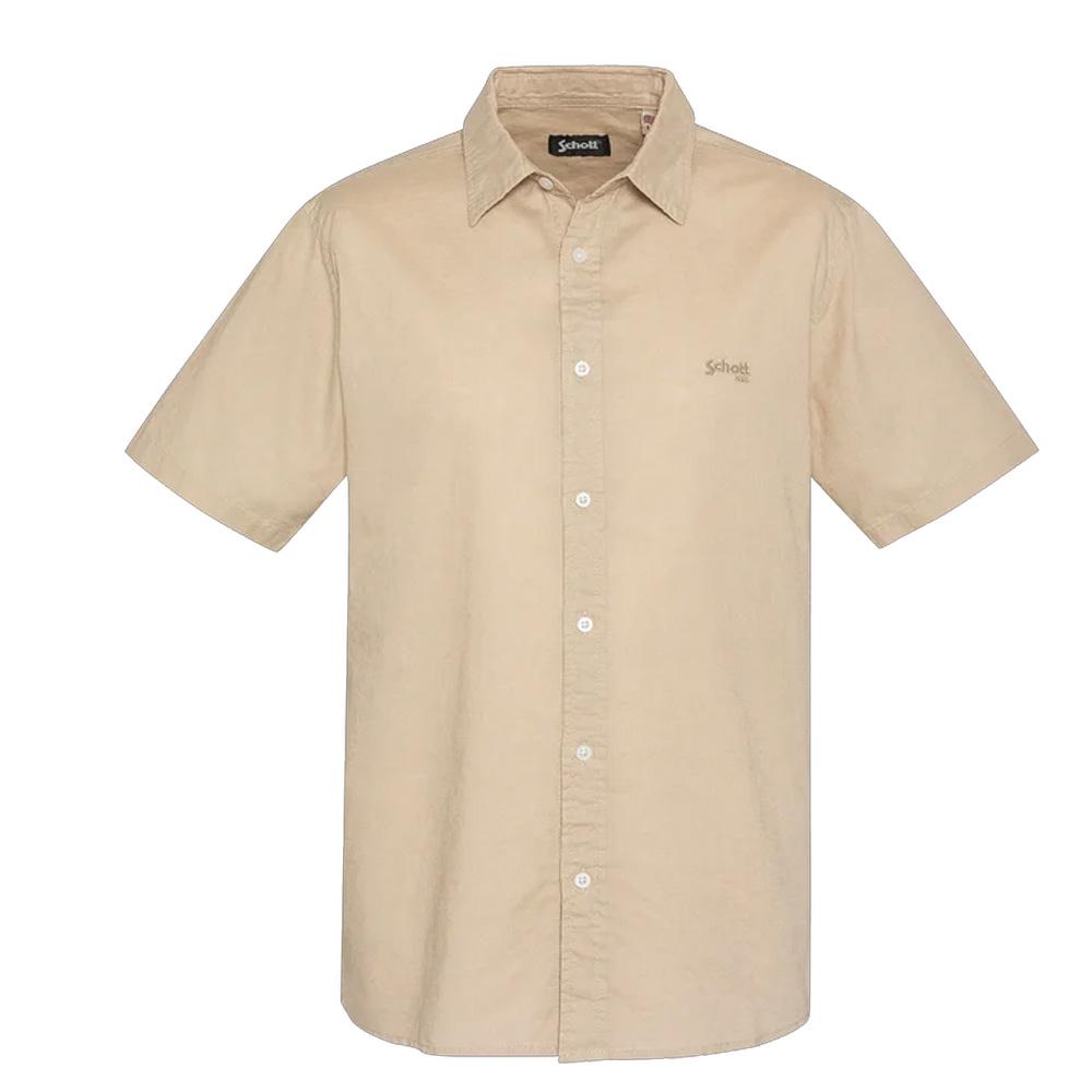 Chemise Beige Homme Schott SHROMC pas cher