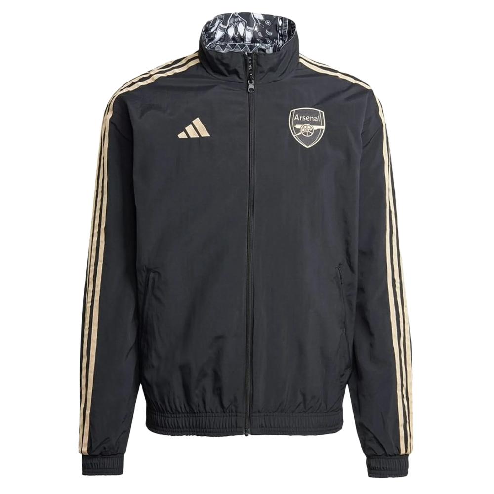 Arsenal Veste Réversible Noire Homme Adidas Ian Wright vue 2