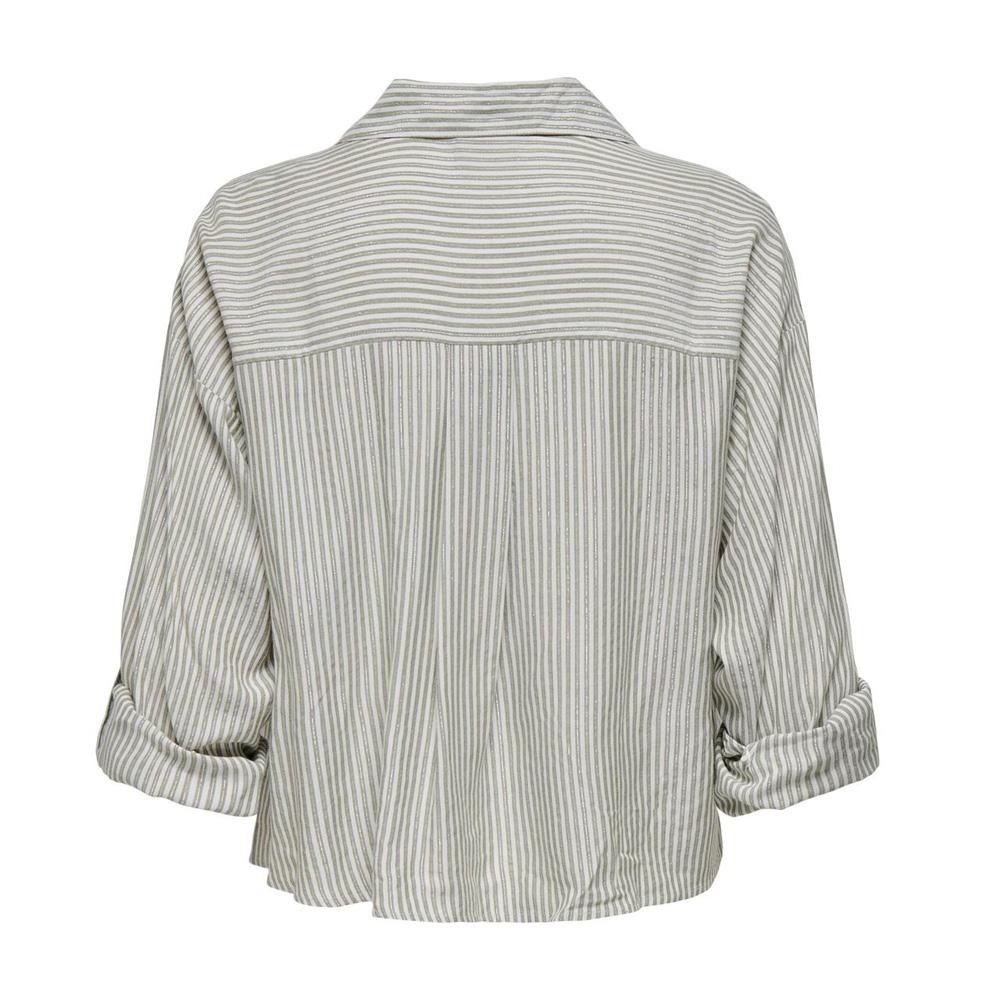 Chemise à Rayures Vert/Blanc Femme JDY Selma vue 2