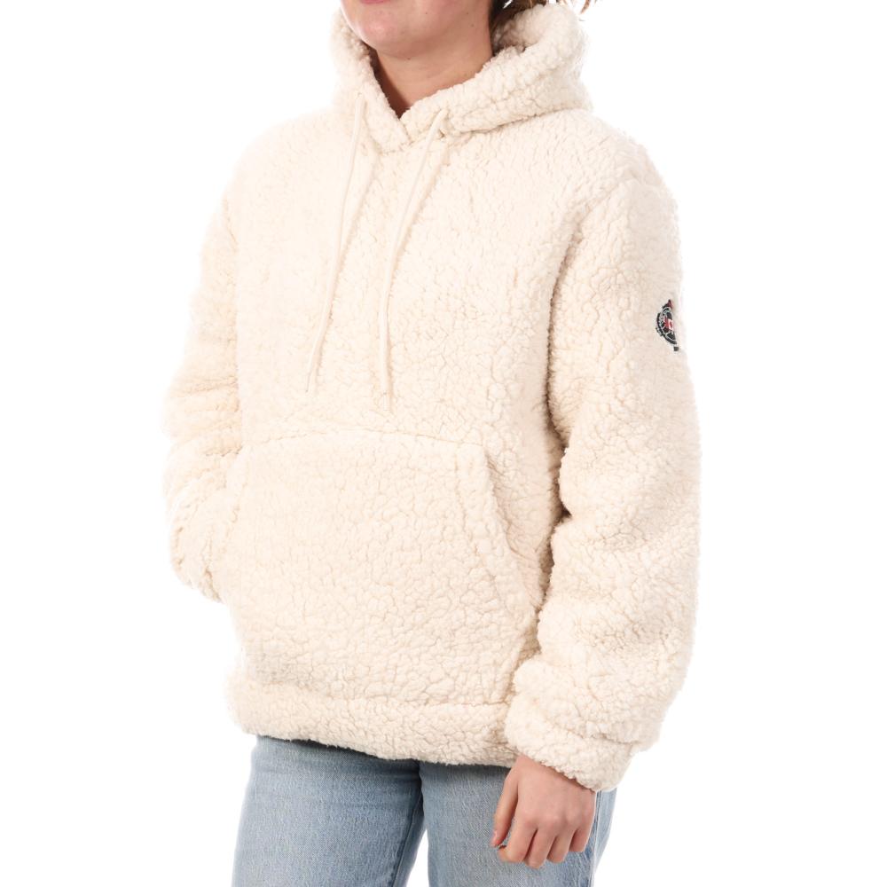 Sherpa-Jacke Ecru Frau Sherpa Compagnie des Amériques MARGAUX günstig
