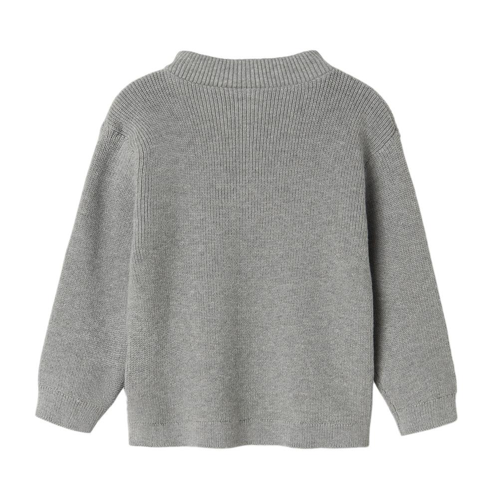Pull Gris Garçon Name it Nesolle vue 2