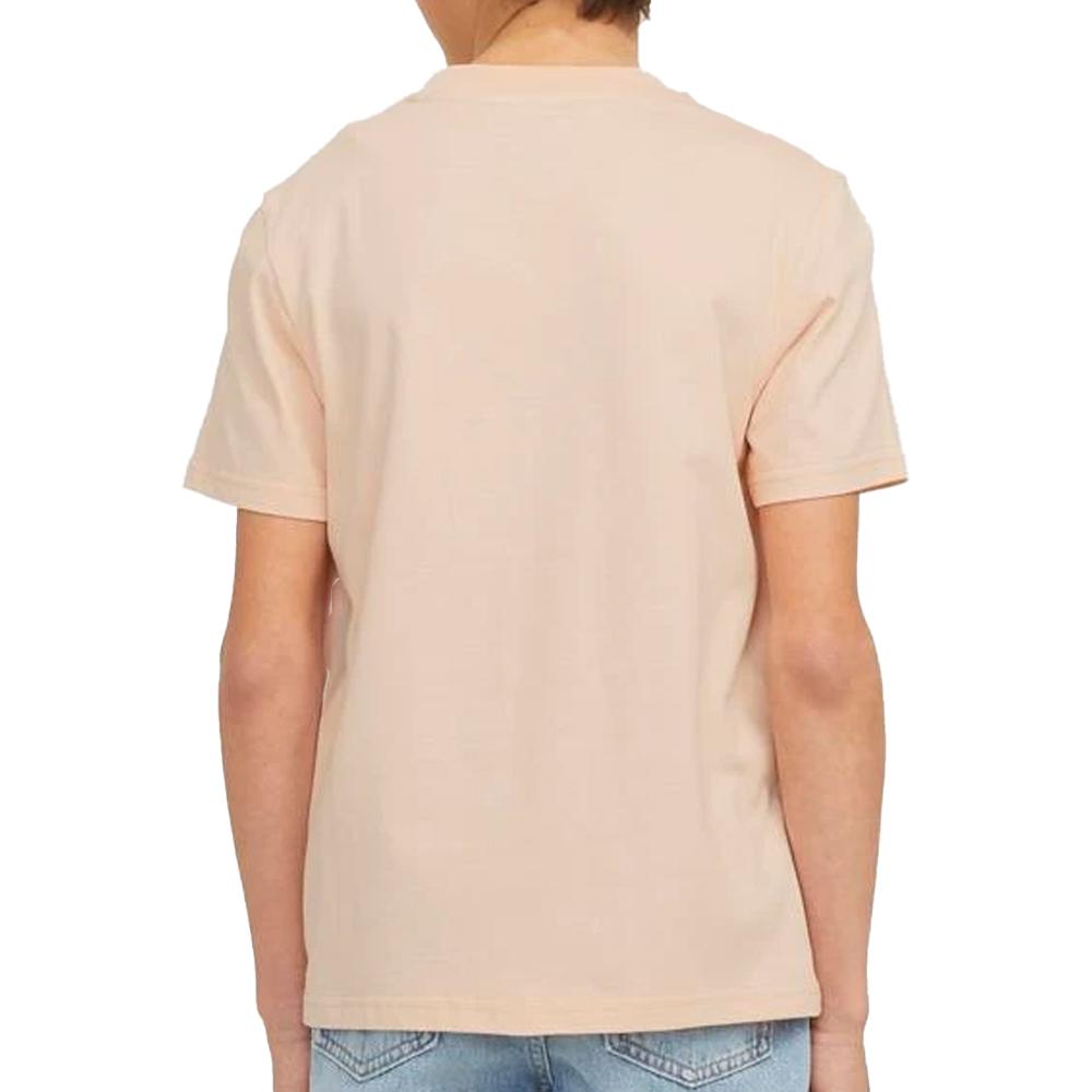 T-shirt Orange Garçon Jack & Jones Beau vue 2
