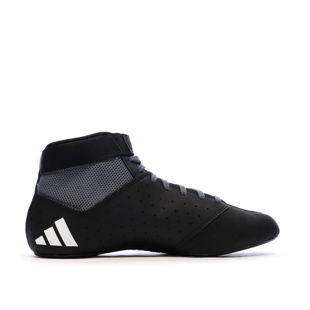 Chaussures de Boxe Noires Homme Adidas Mat Hog 2.0 vue 2