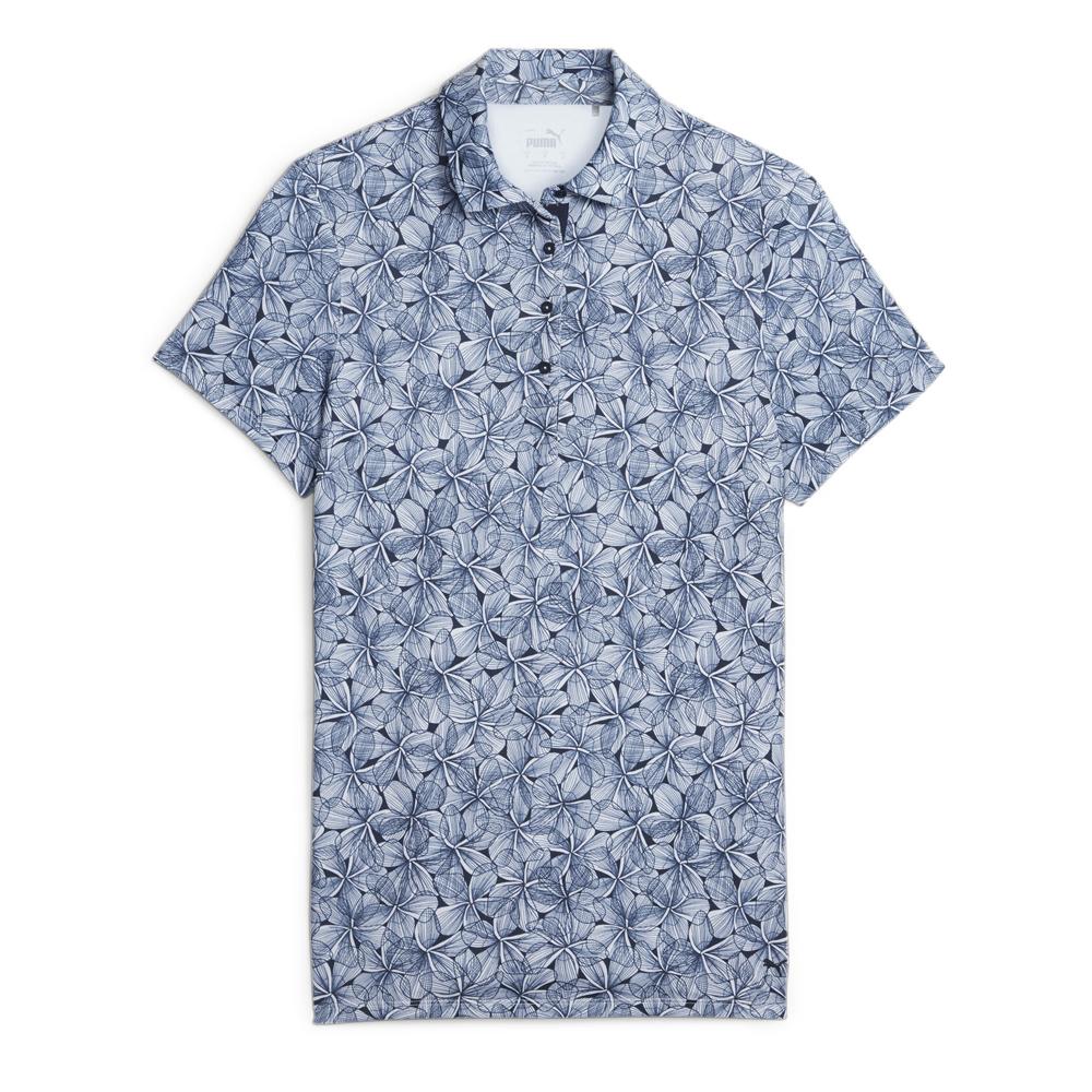 Polo à Motifs Marine Femme Puma Plumeria pas cher