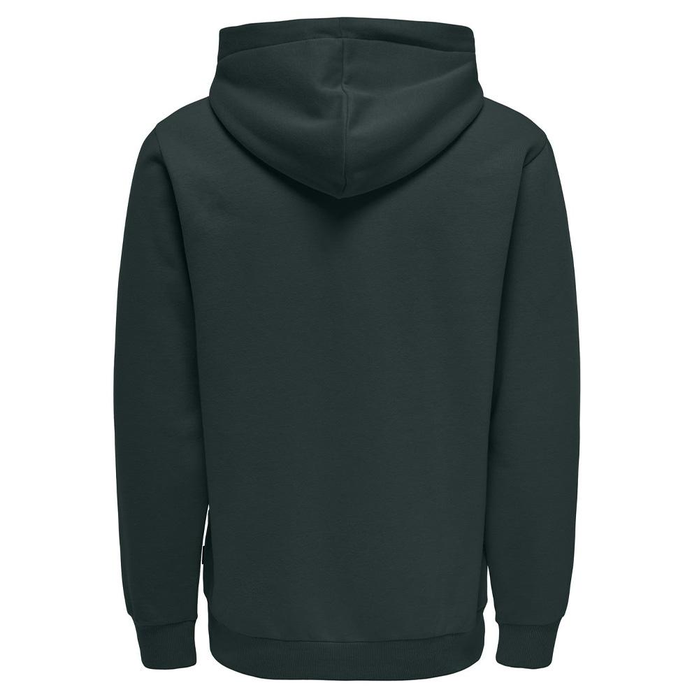 Sweat à Capuche Vert Scarabée Homme Only & Sons Ceres vue 2