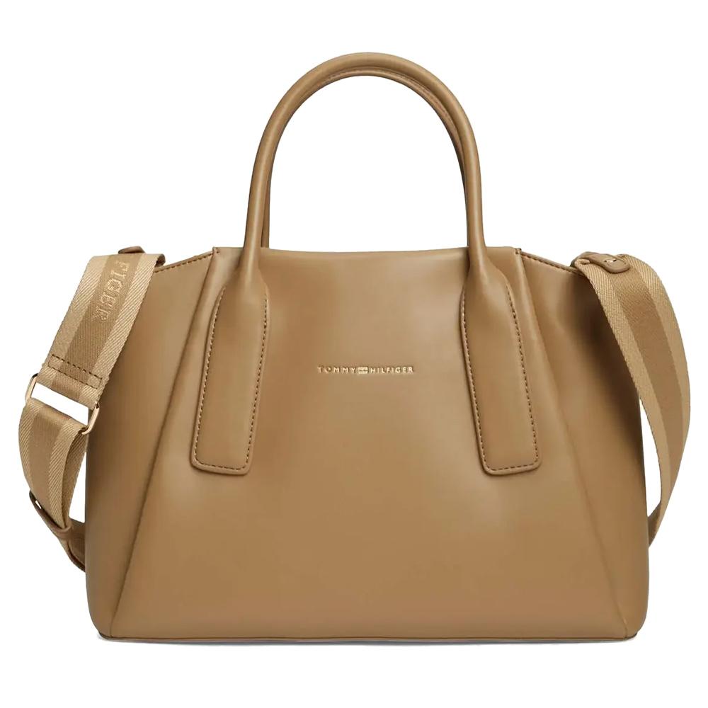 Sac à bandoulière Camel Femme Tommy Hilfiger Essential Satchel pas cher