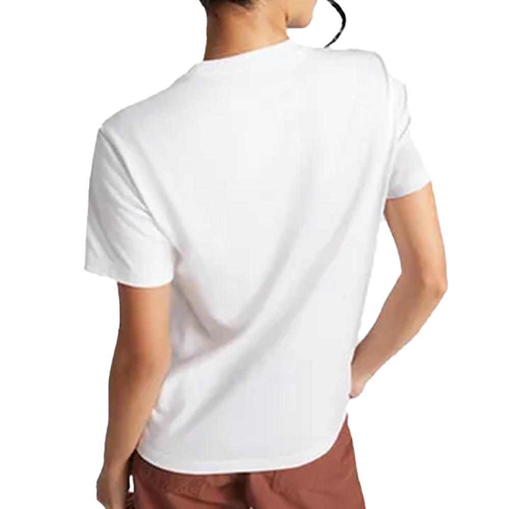 T-shirt Blanc Femme Converse Chuck Patch Leopard vue 2