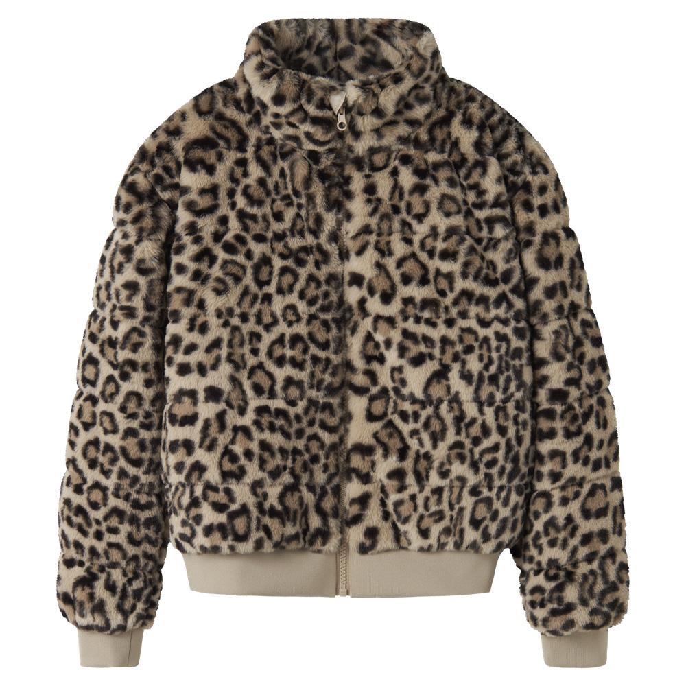 Veste en fausse fourrure Léopard Fille NAME IT Mila vue 2