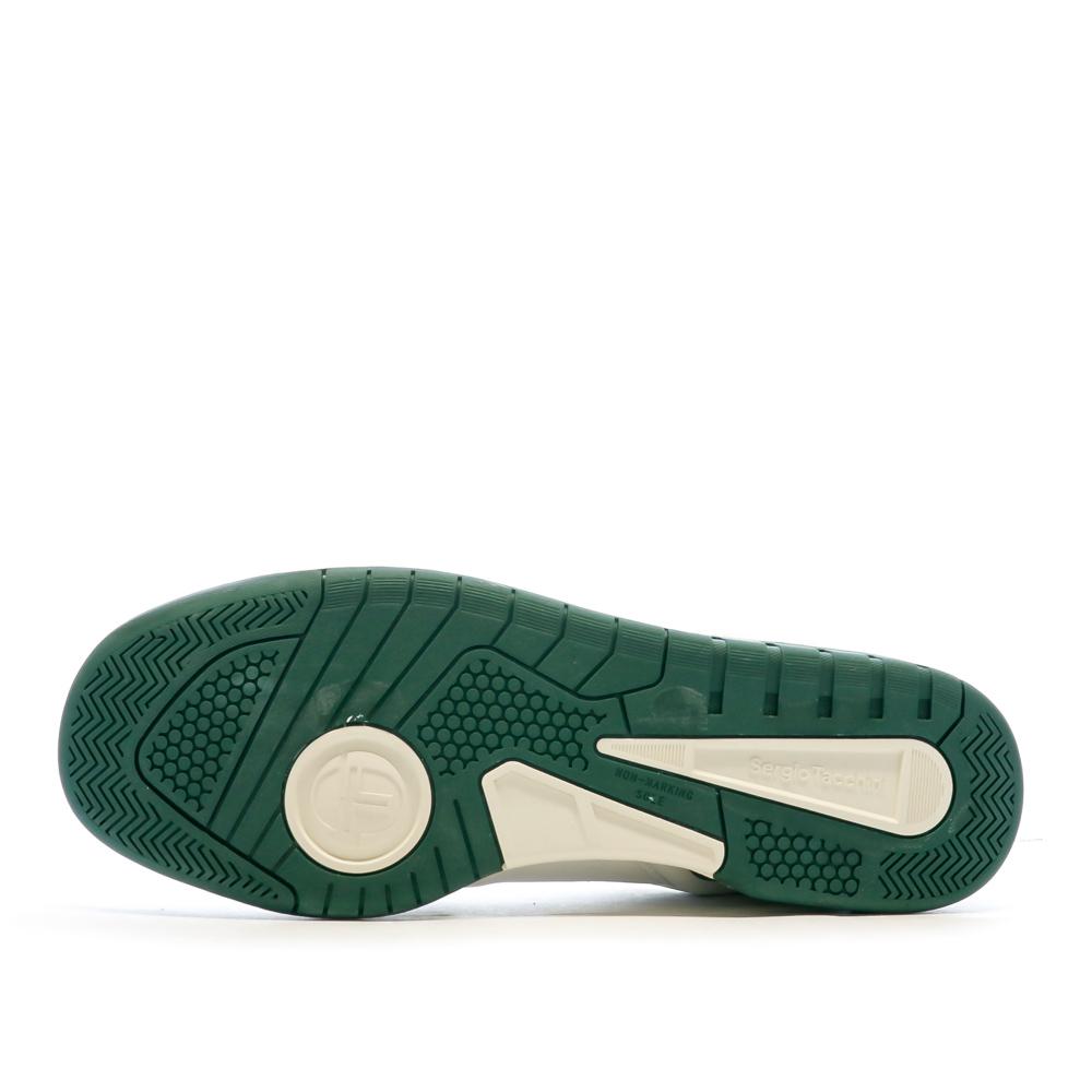 Baskets Blanche/Verte Homme Sergio Tacchini Milano vue 5