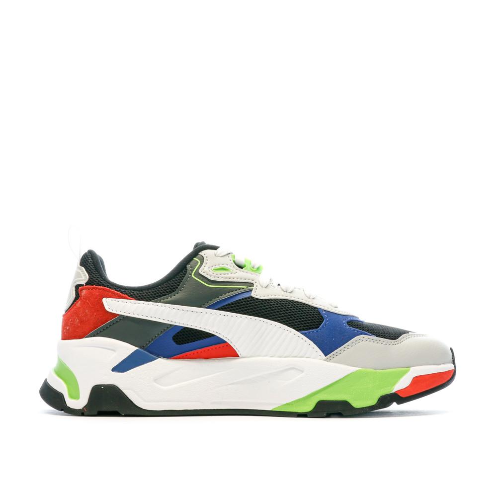 Baskets Blanches/Bleu Homme Puma Trinity vue 2