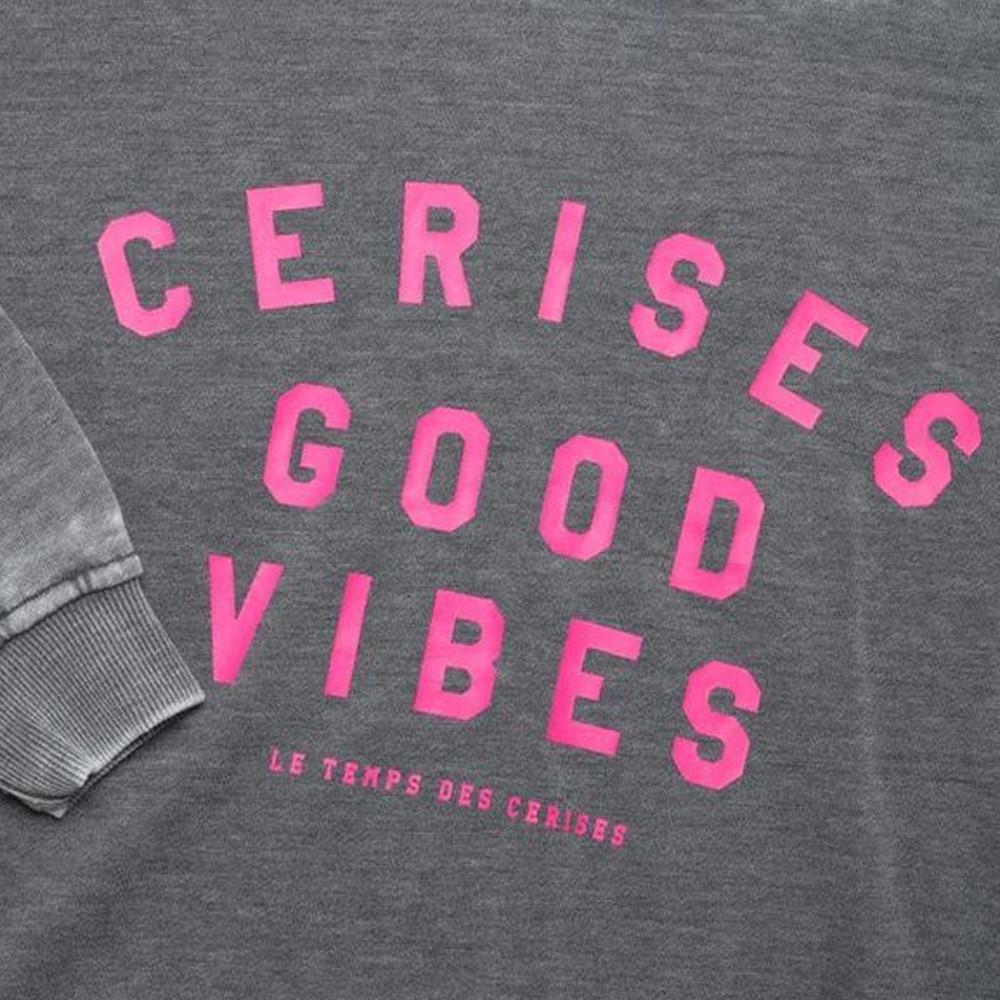 Sweat Gris Fille Le Temps Des Cerises Marynagi vue 3