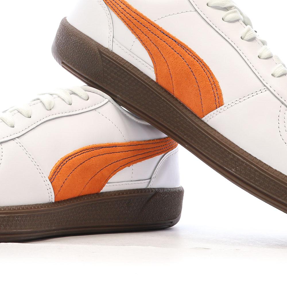 Baskets Blanches/Maron Homme Puma Palermo Rocket League vue 7