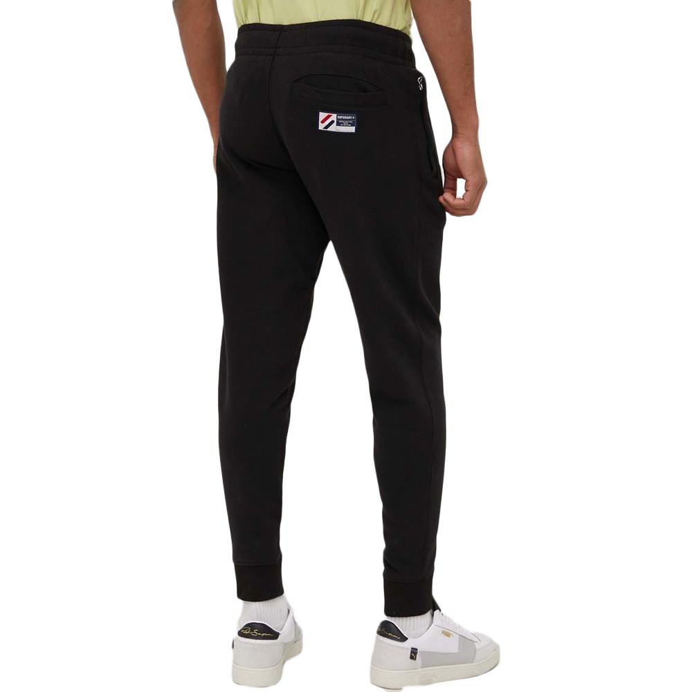 Jogging Noir Homme Superdry Code Essential vue 2