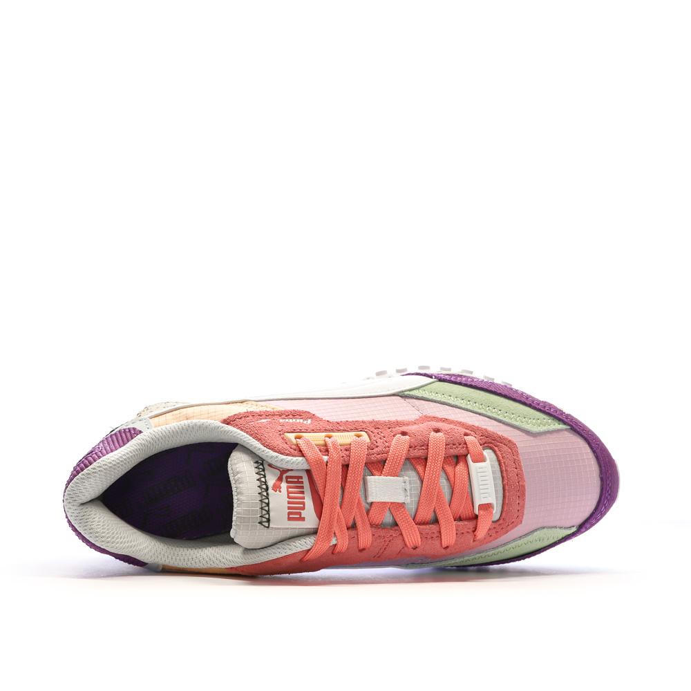 Baskets Rose/Violettes Femme Puma Blktop vue 4