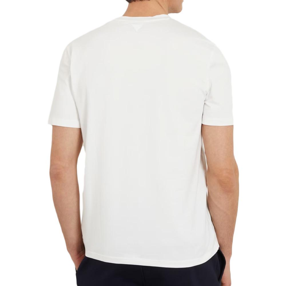 T-shirt Blanc Homme Guess Alphy vue 2