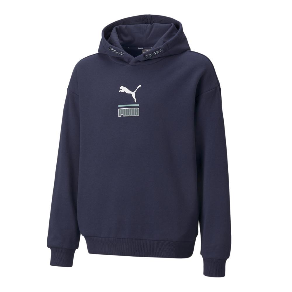 Sweat à Capuche Marine Garçon Puma 847286 pas cher