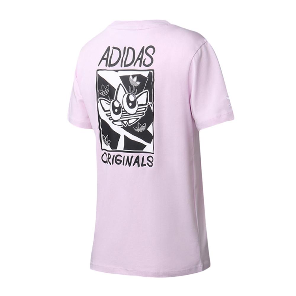 T-shirt Mauve Femme Adidas Graphic GK5164 vue 2