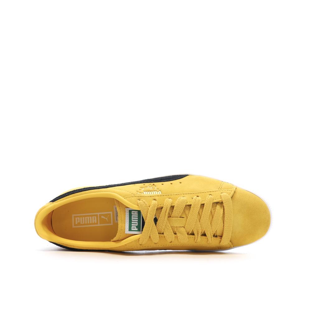 Baskets Jaunes Homme Puma Clyde Og vue 4