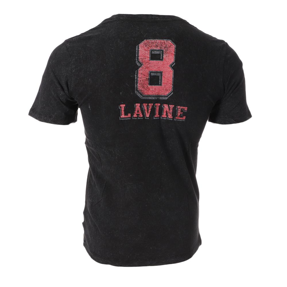 T-shirt Noir Homme NBA Hero CHICAGO BULLS vue 2