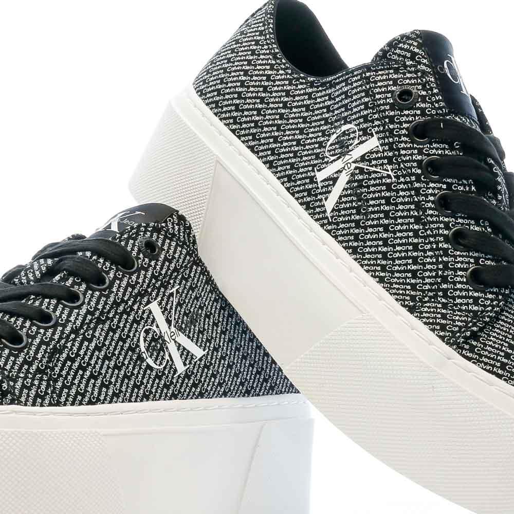 Baskets Plateforme Noir Femme Calvin Klein Cupsole vue 7