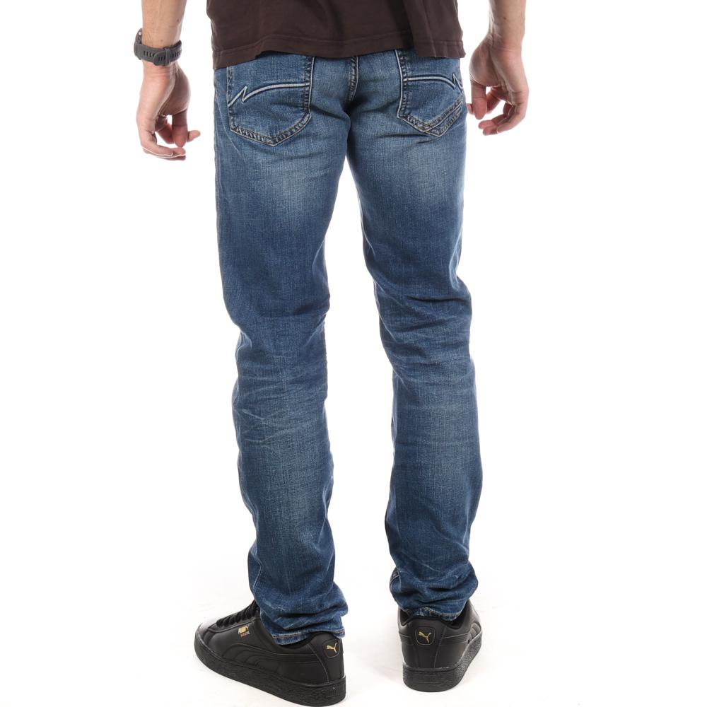 Jean Slim Bleu Délavé Homme Kaporal NBBLBI vue 2