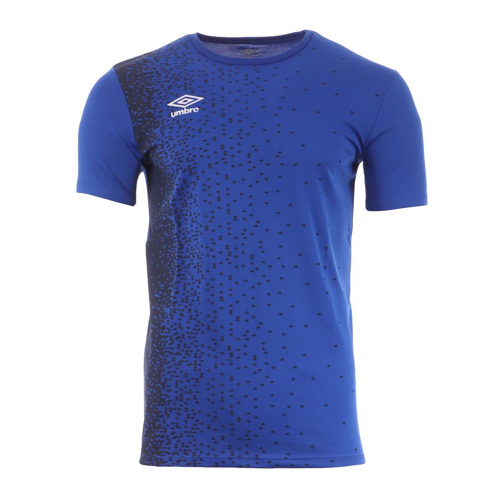 T-shirt Bleu Homme Umbro Match pas cher