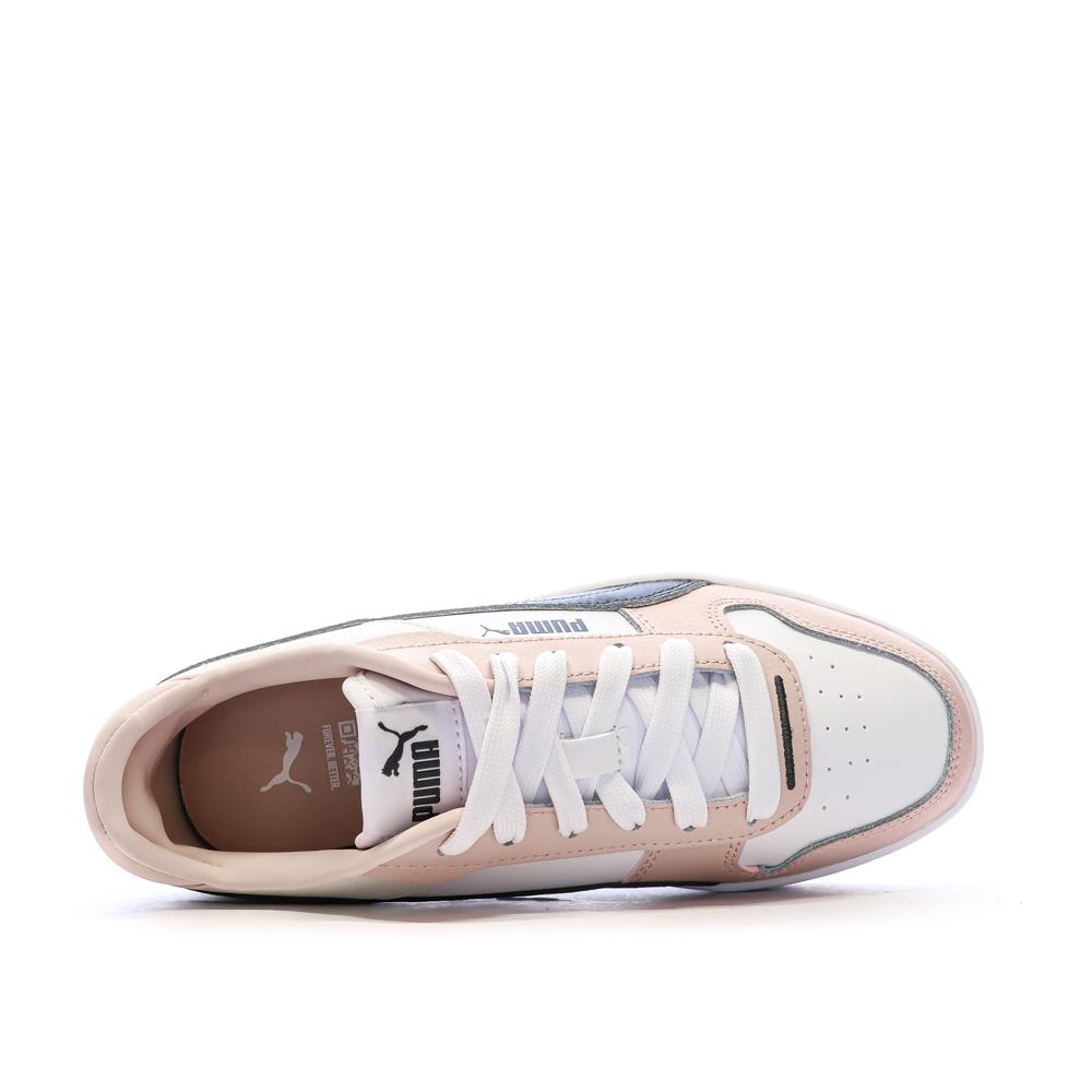 Baskets Rose/Blanches Femme Puma Wns Carina Street vue 4