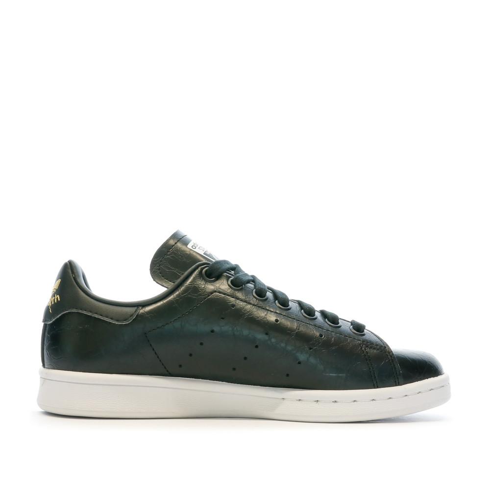 Baskets Noires Femme Adidas Stan Smith vue 2