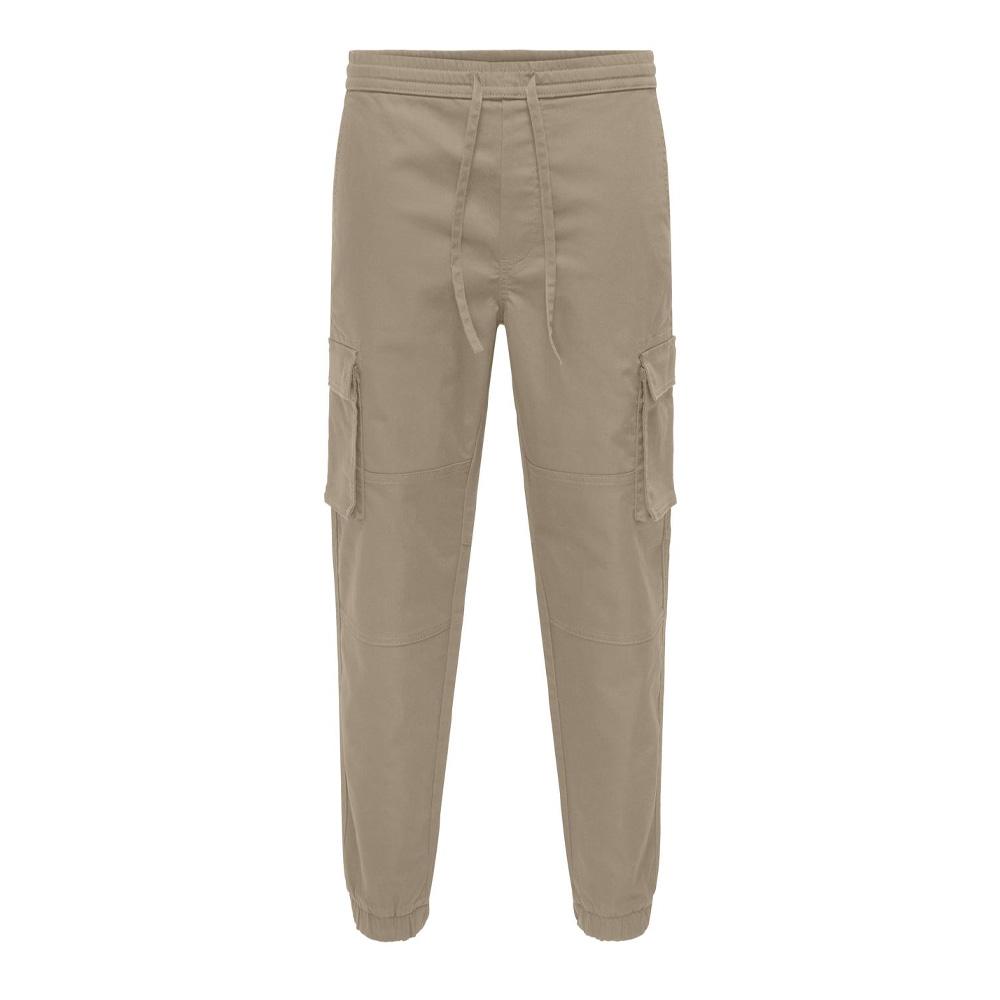 Pantalon Cargo Beige Homme Only & Sons Regular 5750 pas cher