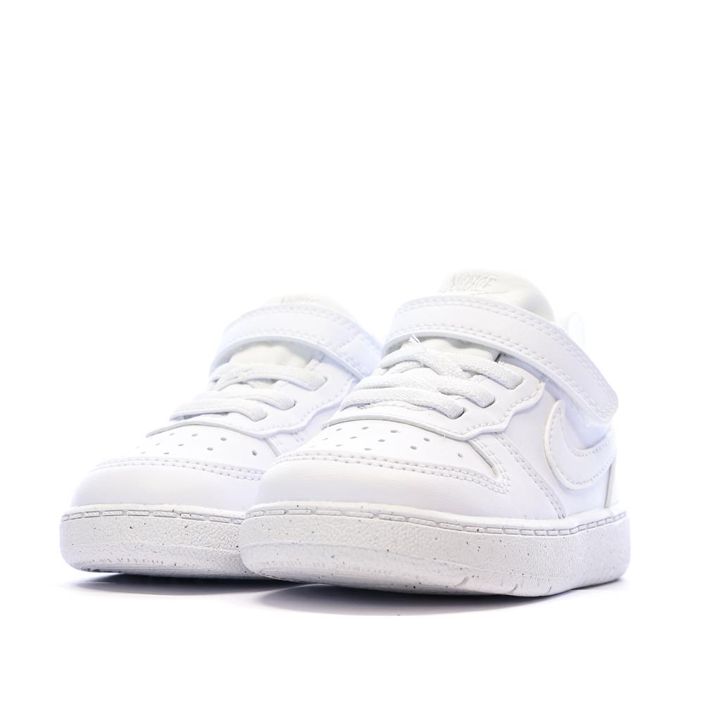 Baskets Blanc Enfant Nike Court Borough Low Recraf vue 6