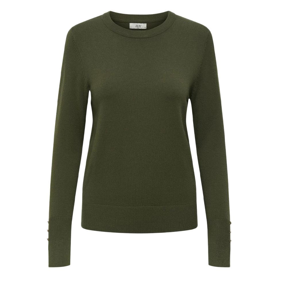 Pull Kaki Femme JDY Maloun vue 3