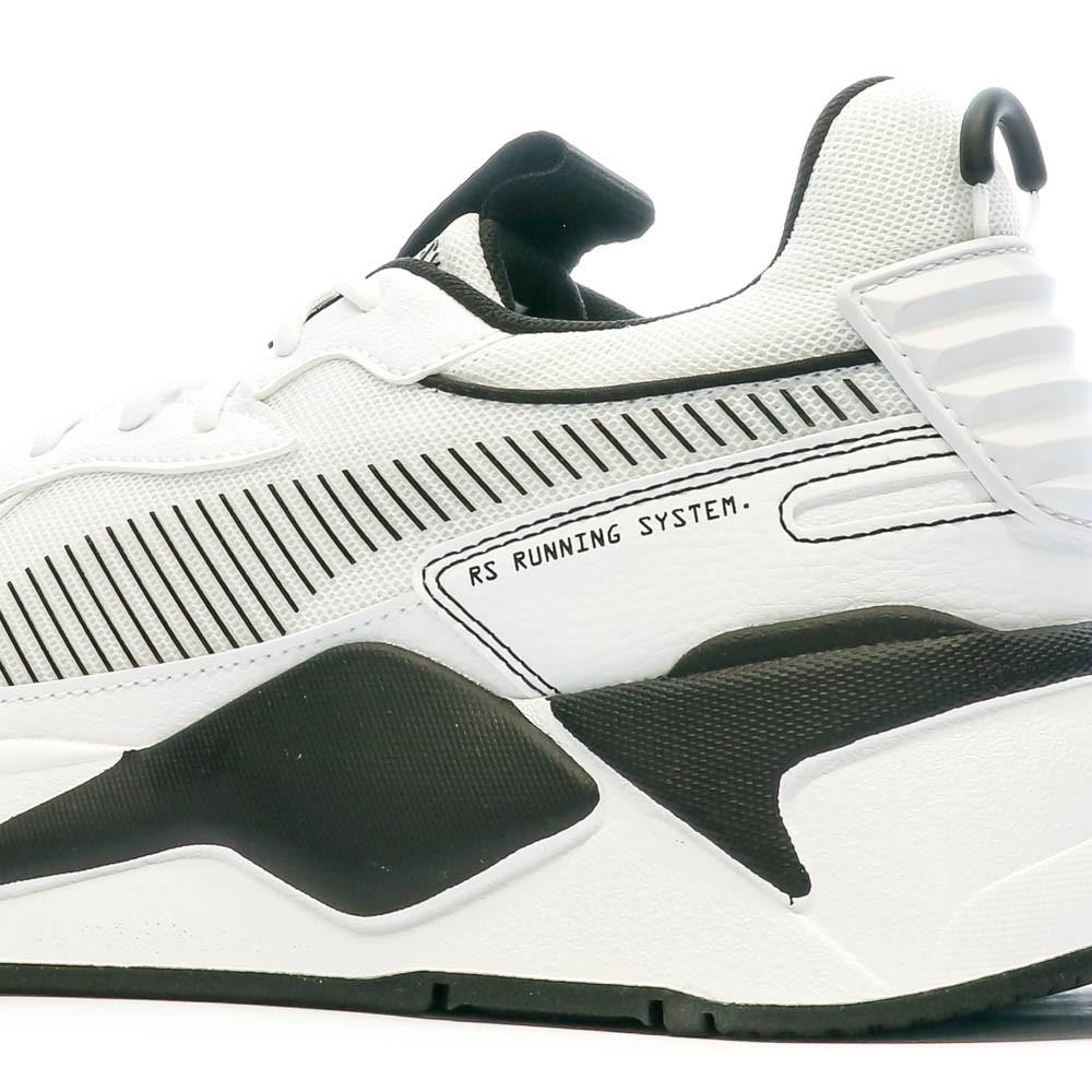 Baskets Blanc/Noir Homme Puma Rs-x B&w vue 7