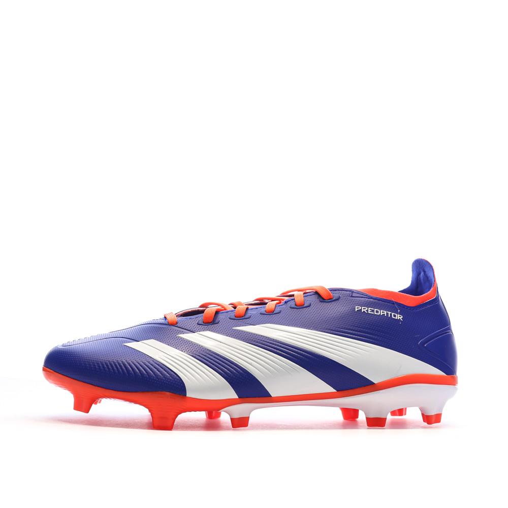 Chaussures de Foot Bleues Homme Adidas Predator League FG pas cher