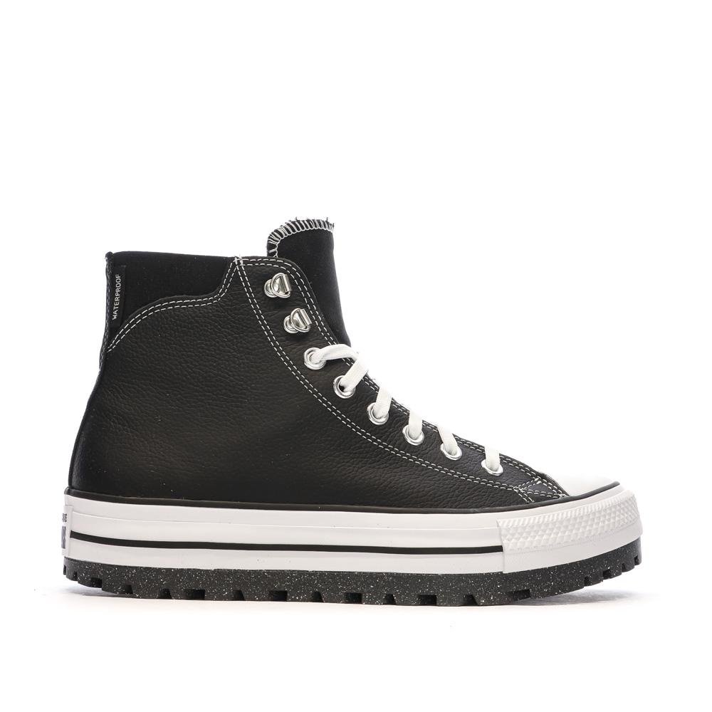 Baskets Noires Homme Converse All Star City Trek Waterproof Boot vue 2