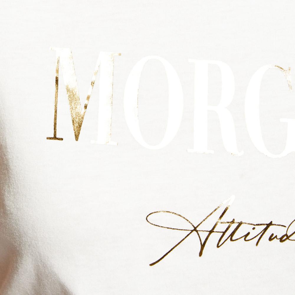 T-shirt Blanc Femme Morgan Datti vue 3
