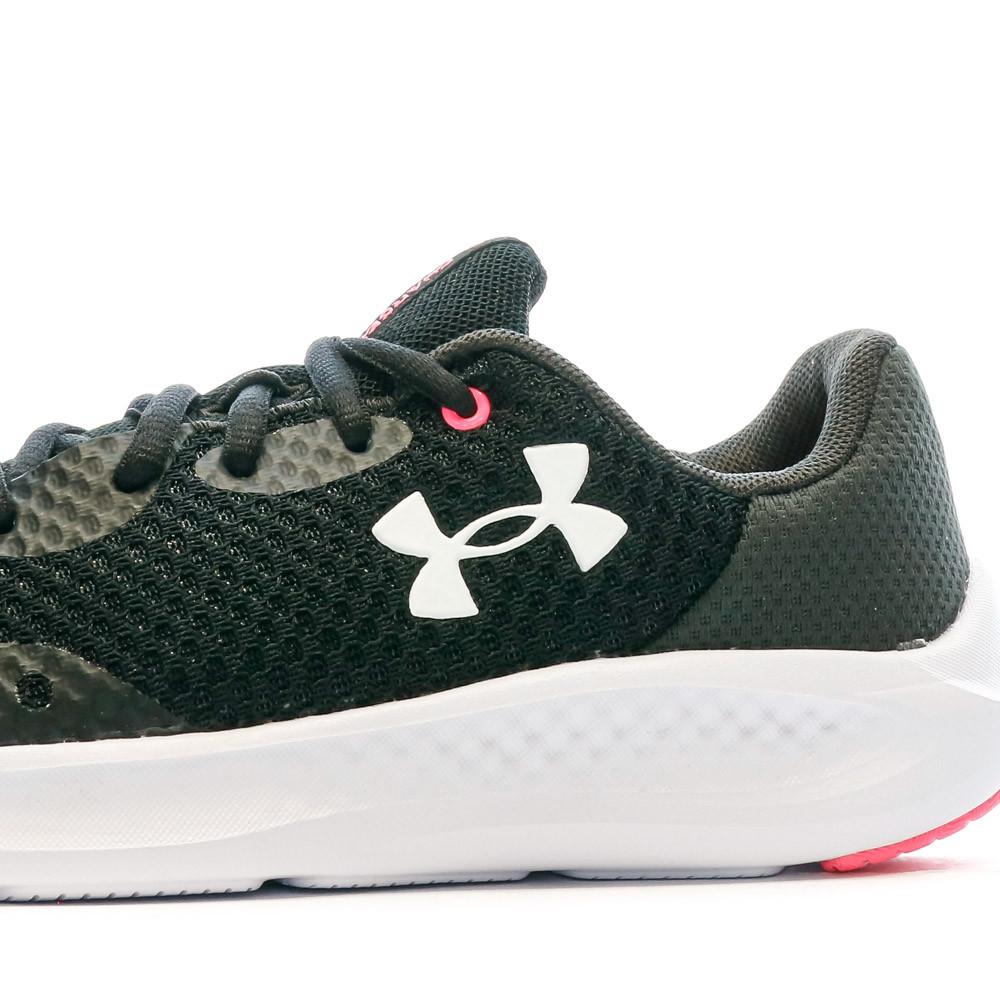 Chaussures de Sport Noire/Rose/Blanches Femme Under Armour Charged Pursuit 3 vue 7