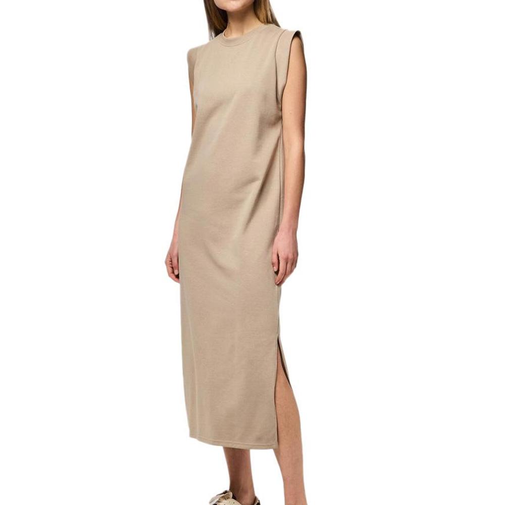 Robe Beige Femme Pieces Summer pas cher