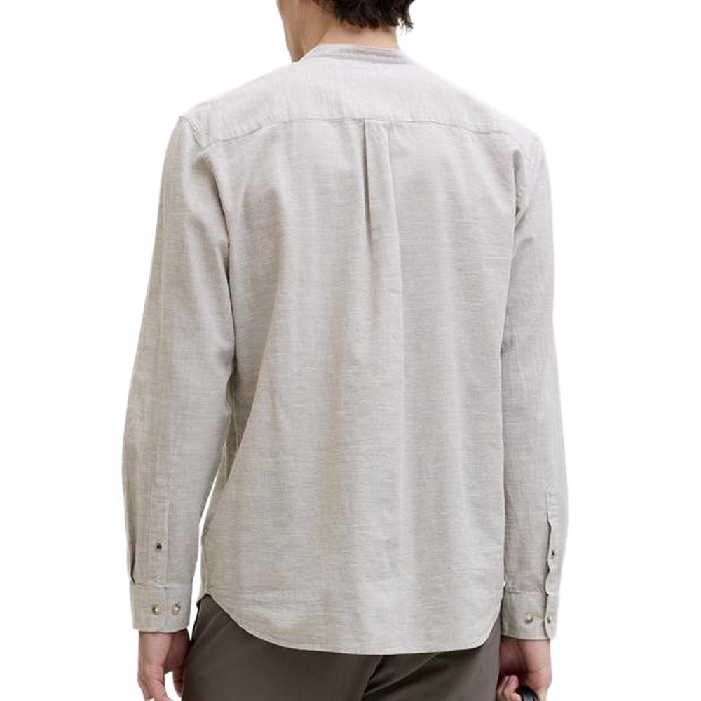 Chemise Beige Homme Jack & Jones Jesummer vue 2