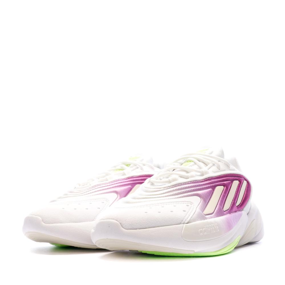 Baskets Blanc/Violet Femme Adidas Ozelia vue 6