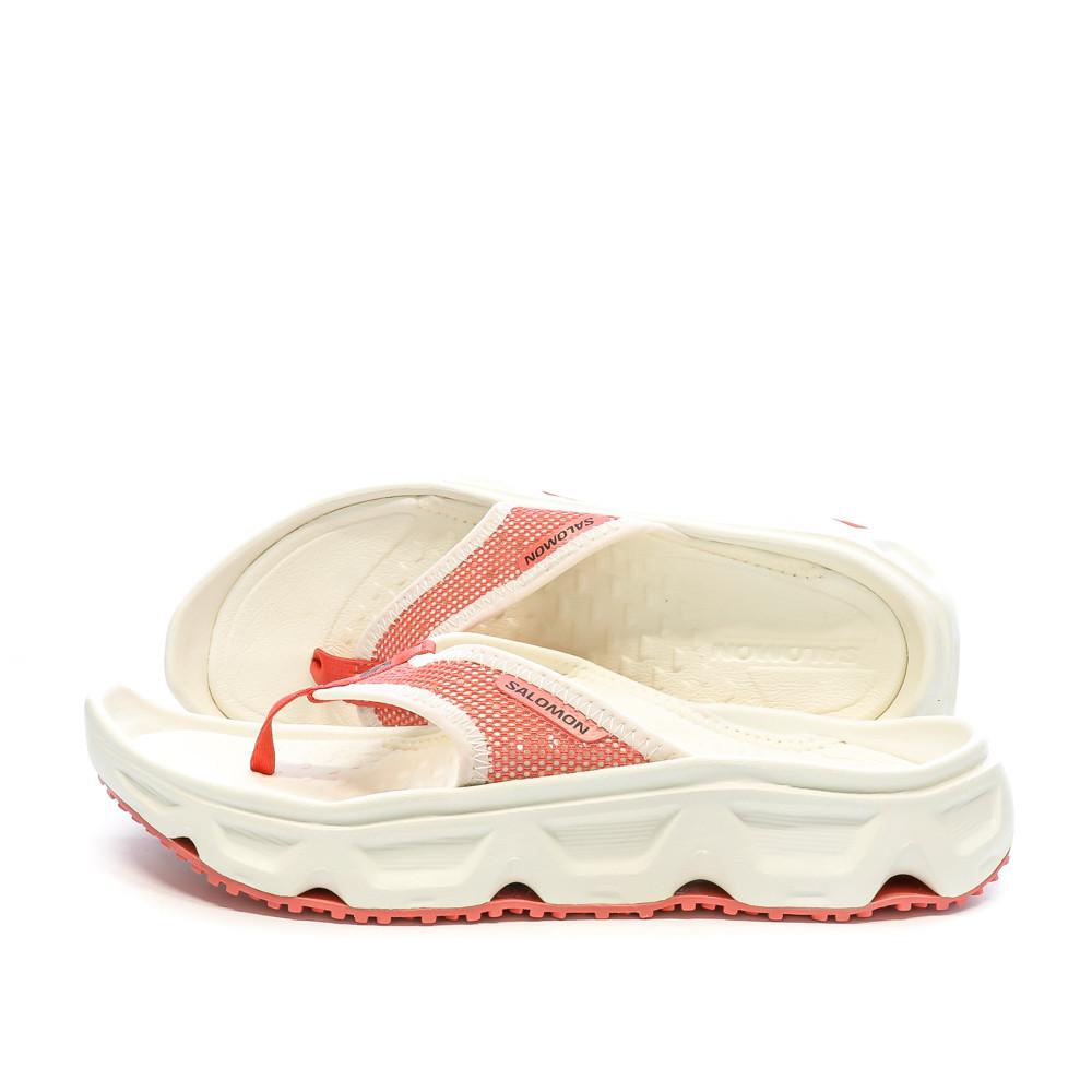 Claquettes Écru/Rose Femme Salomon Reelax Break 6.0 pas cher