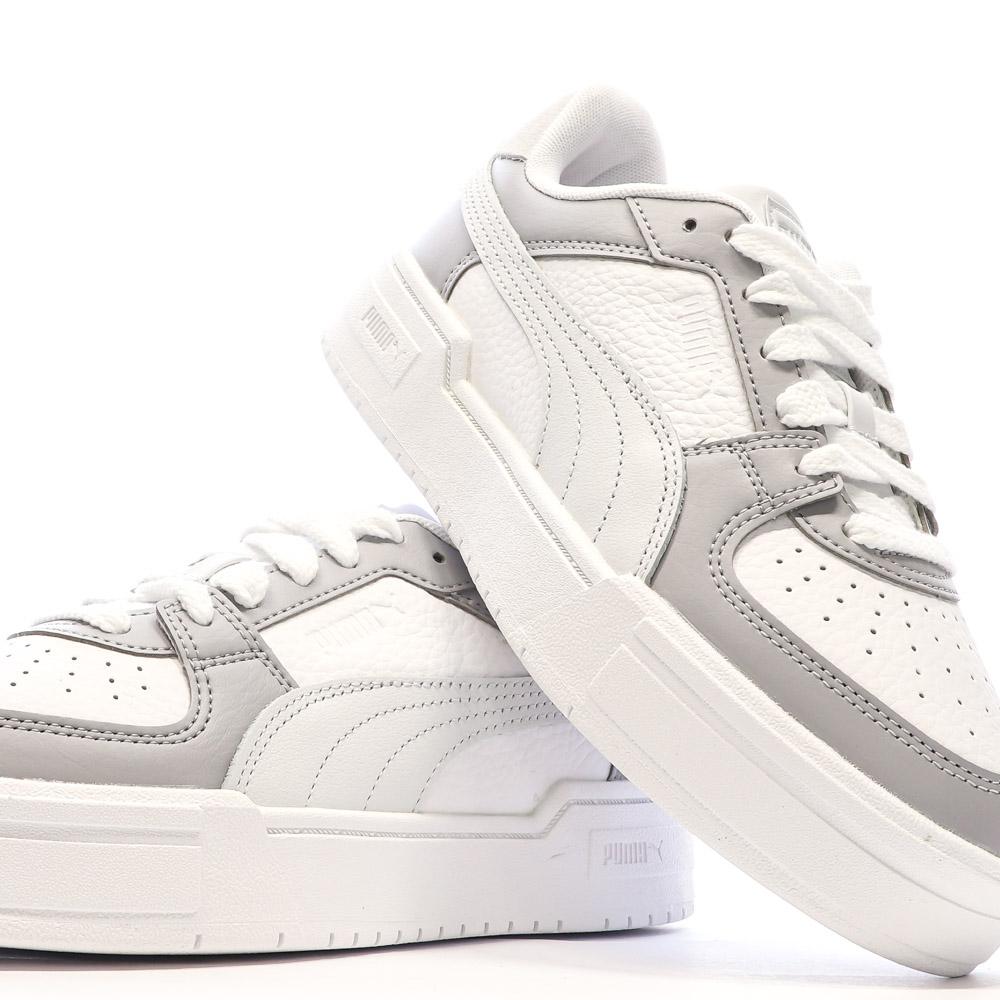 Baskets Blanche/Gris Femme Puma 394749-02 vue 7
