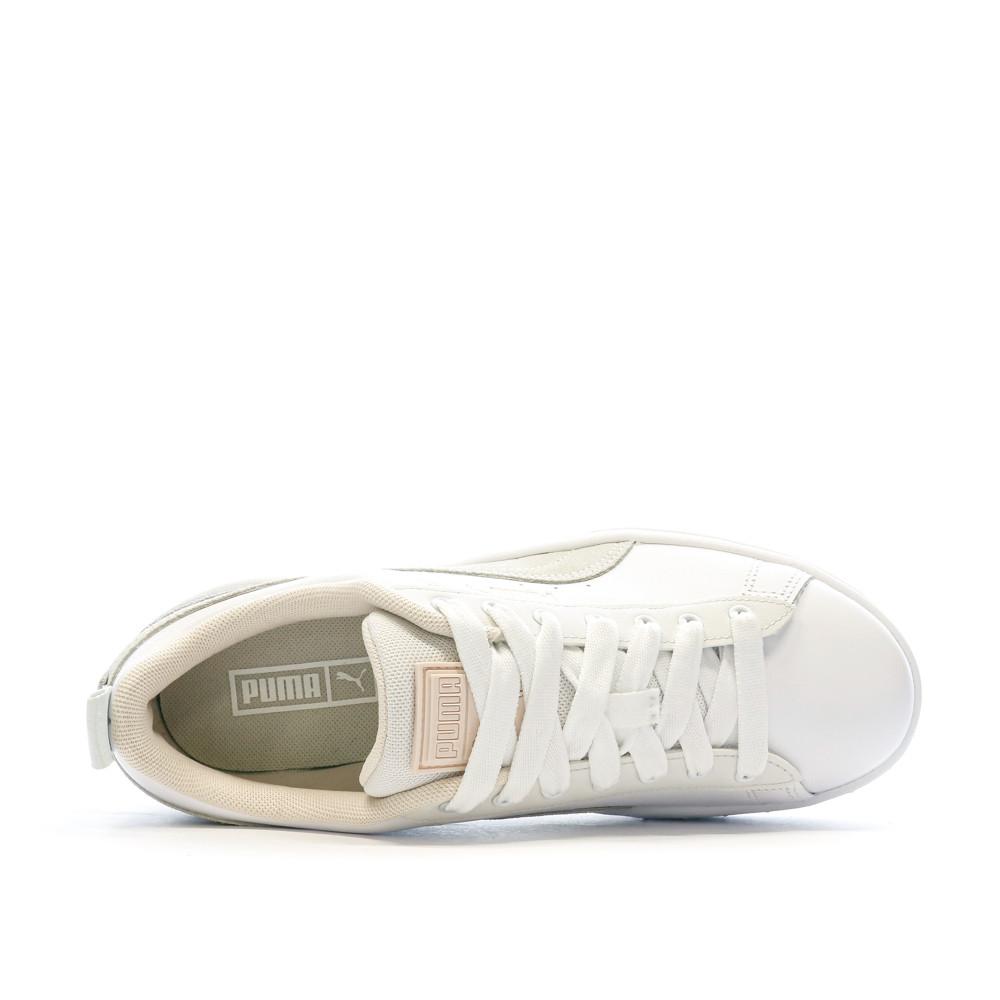 Baskets Blanches/Grises Femme Puma Mayze Wedge Pastel vue 4