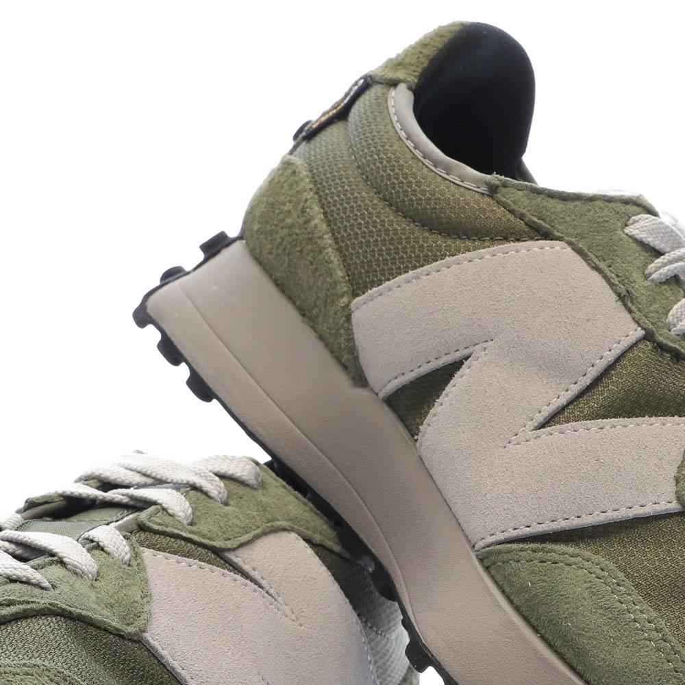 New Balance 327 Baskets Kakis Homme vue 7