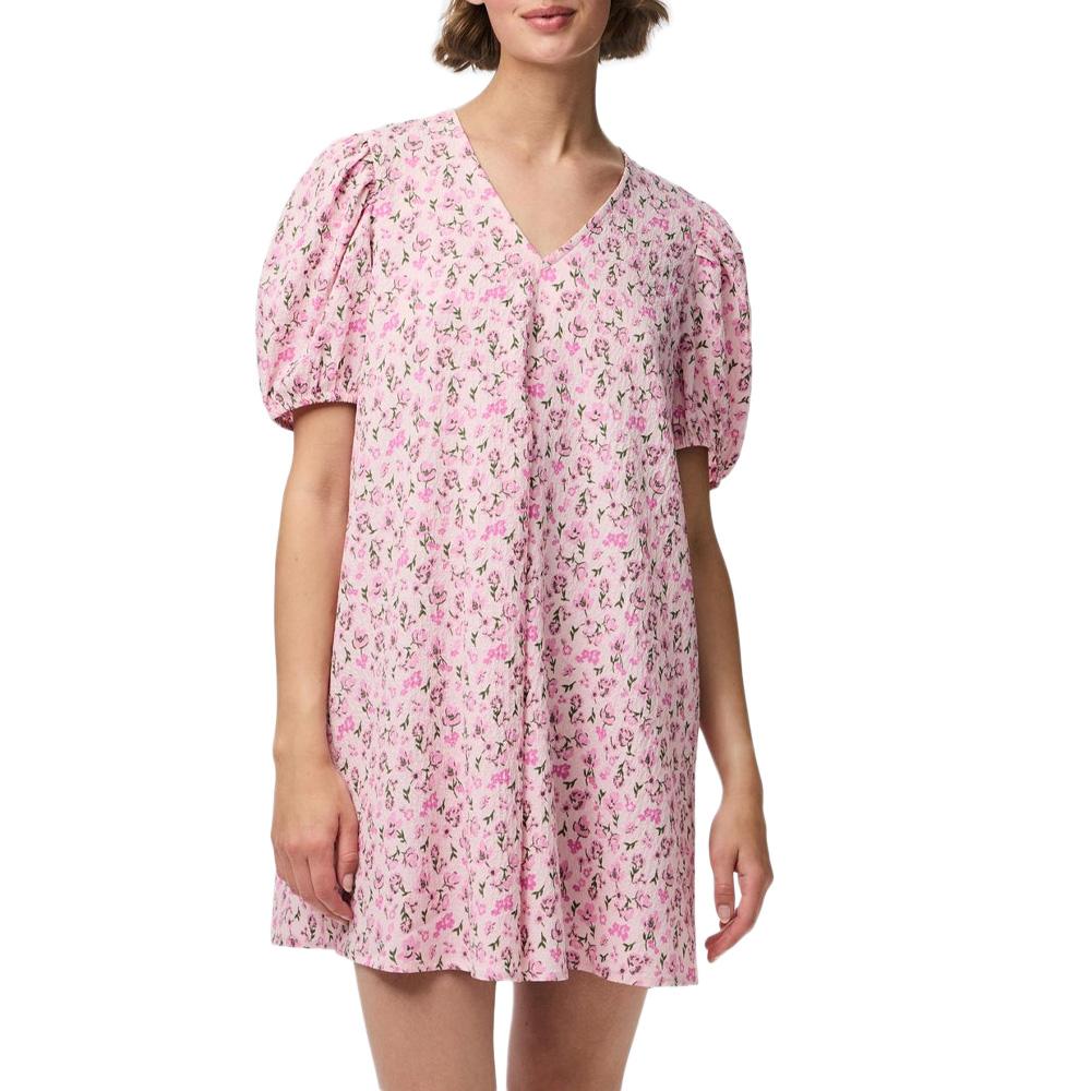 Vestido Floral Rosa Mujer Pieces Talia barato