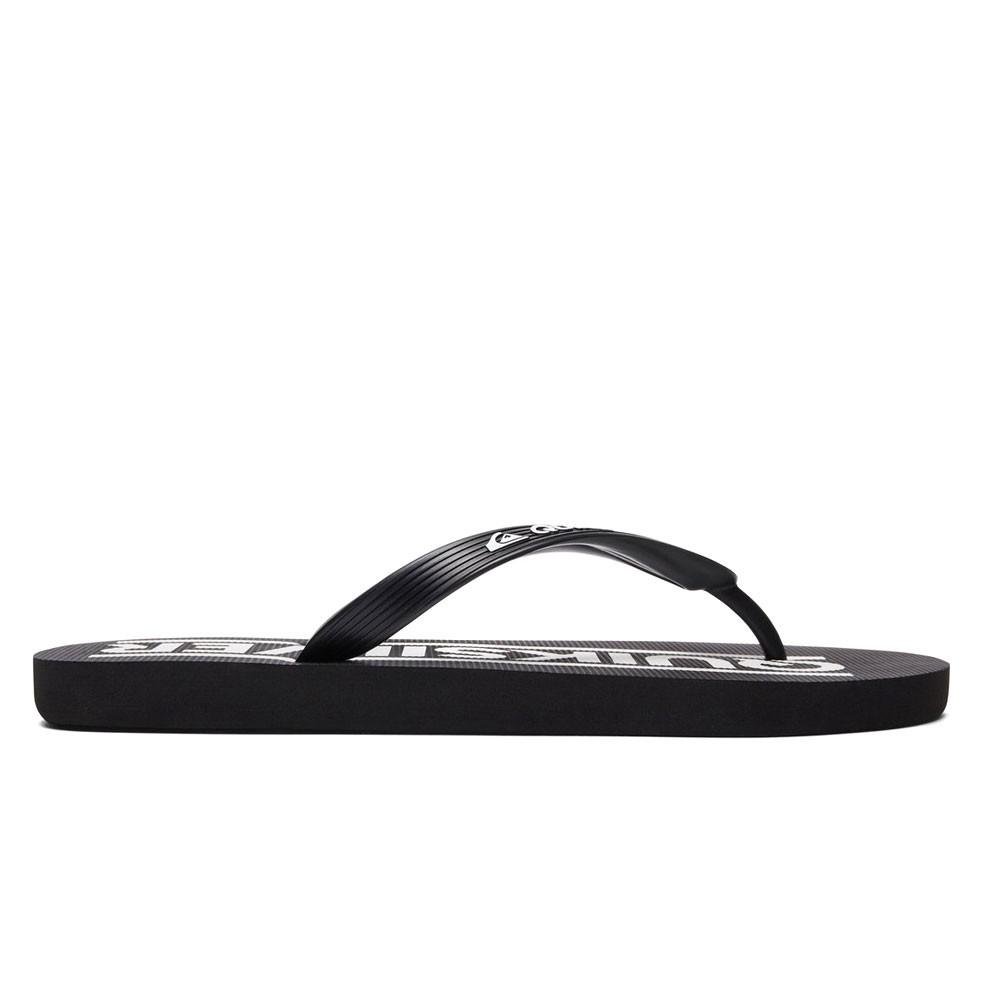 Tongs noir garçon Quiksilver Java vue 3