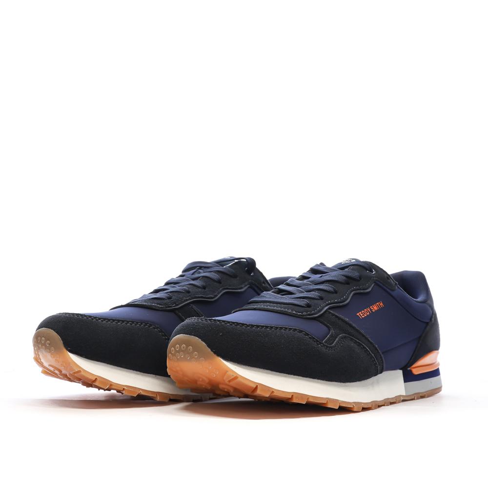 Baskets Marines/Oranges Homme Teddy Smith 120097 vue 6